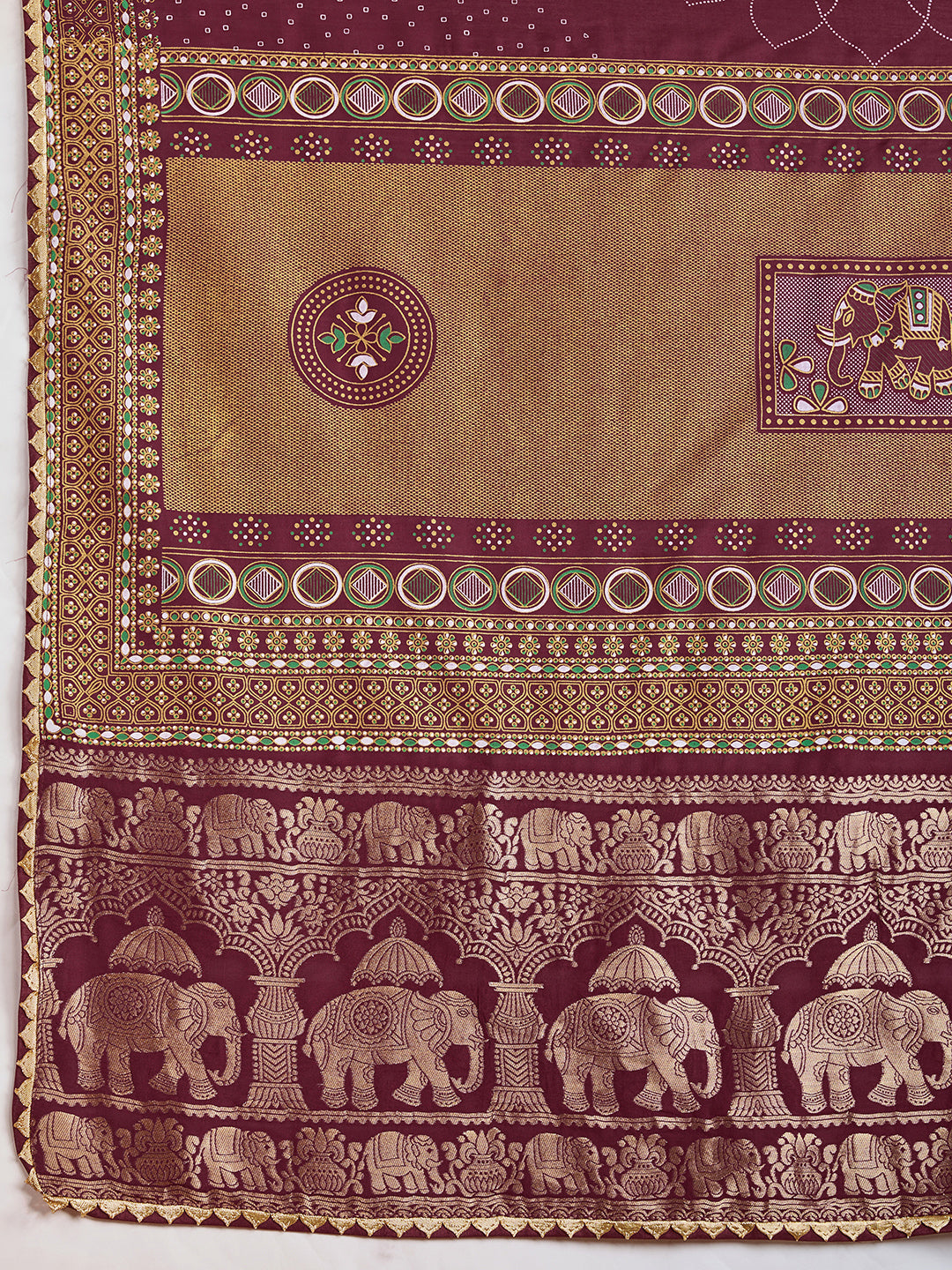 Soft, Stylish & Wedding-Perfect: Cotton Maroon Sarees for Big & Intimate Weddings