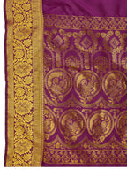 Wine Banarasi Elegance Redefined – Light, Luxurious & Perfect for Wedding Shenanigans