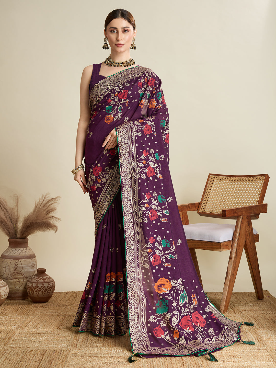 Wine Soft, Stylish & Wedding-Ready: Cotton Sarees That Breathe with You