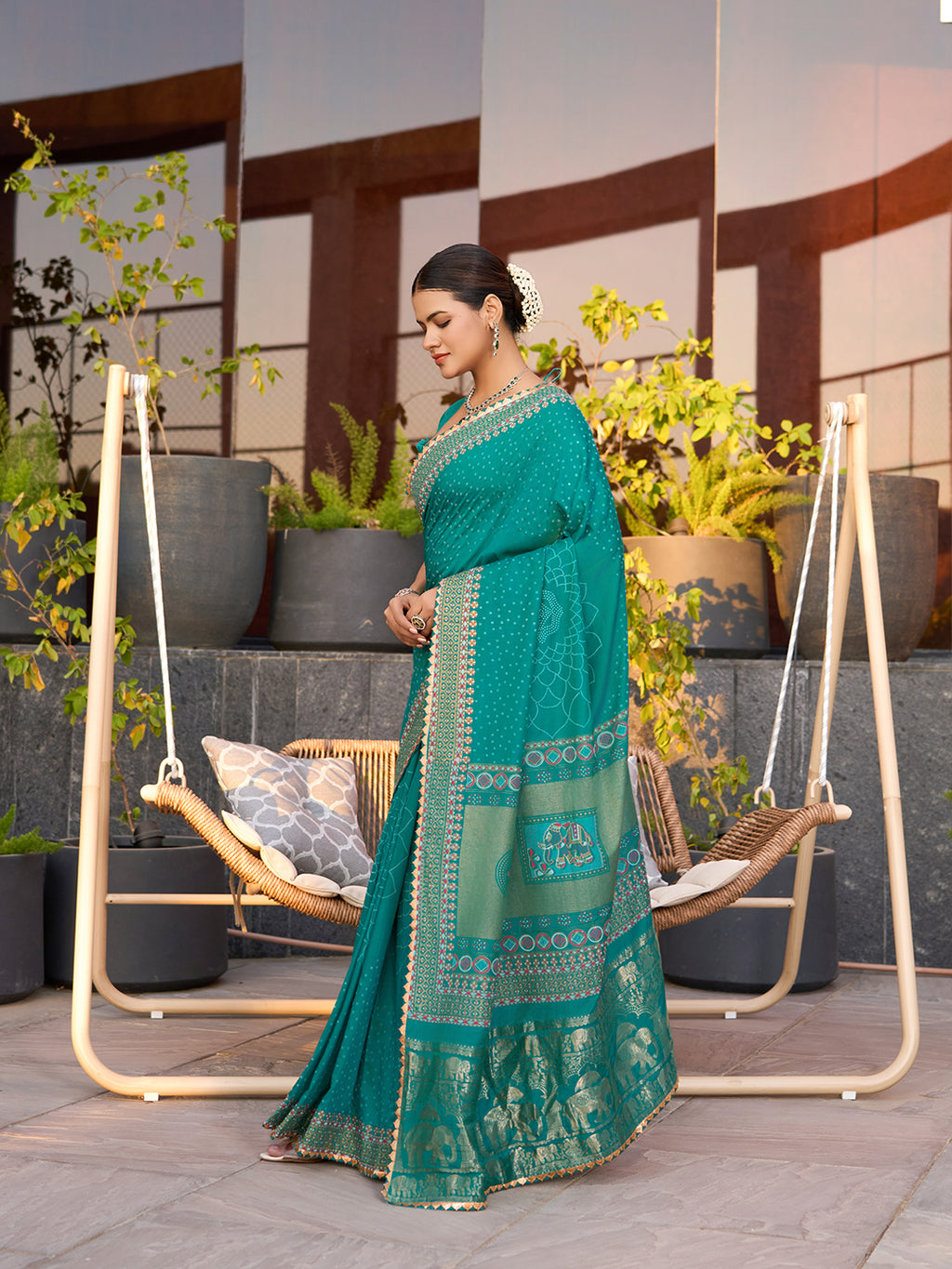 Soft, Stylish & Wedding-Perfect: Cotton Blue Sarees for Big & Intimate Weddings