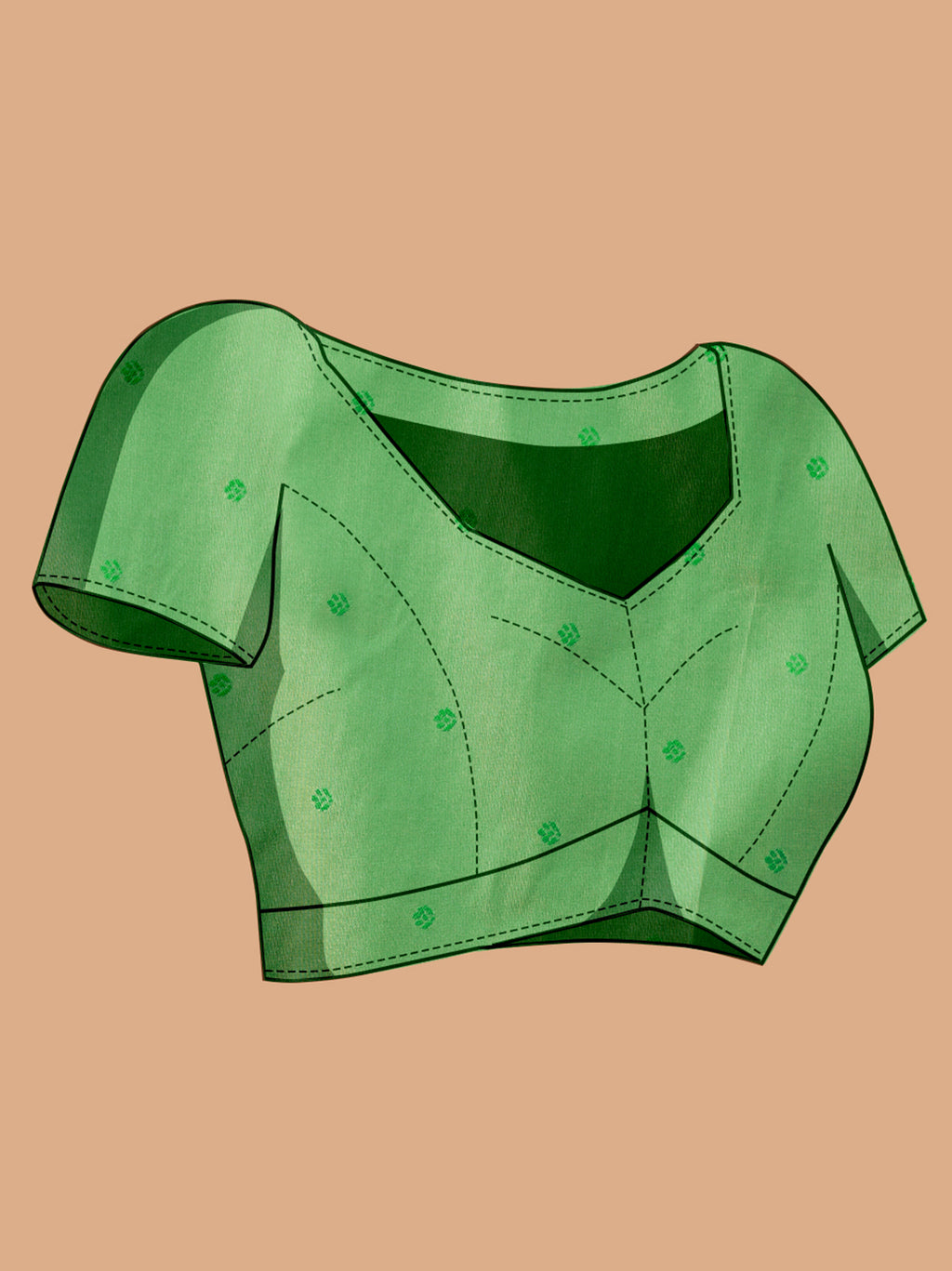 Green Soft Banarasi Silk Saree Featuring Meenakari Zari Weaving & Tassels on Pallu
