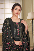 Women’s Black Kurta Set – Elegant Ethnic Wear for Weddings, Parties & Festive Occasions
