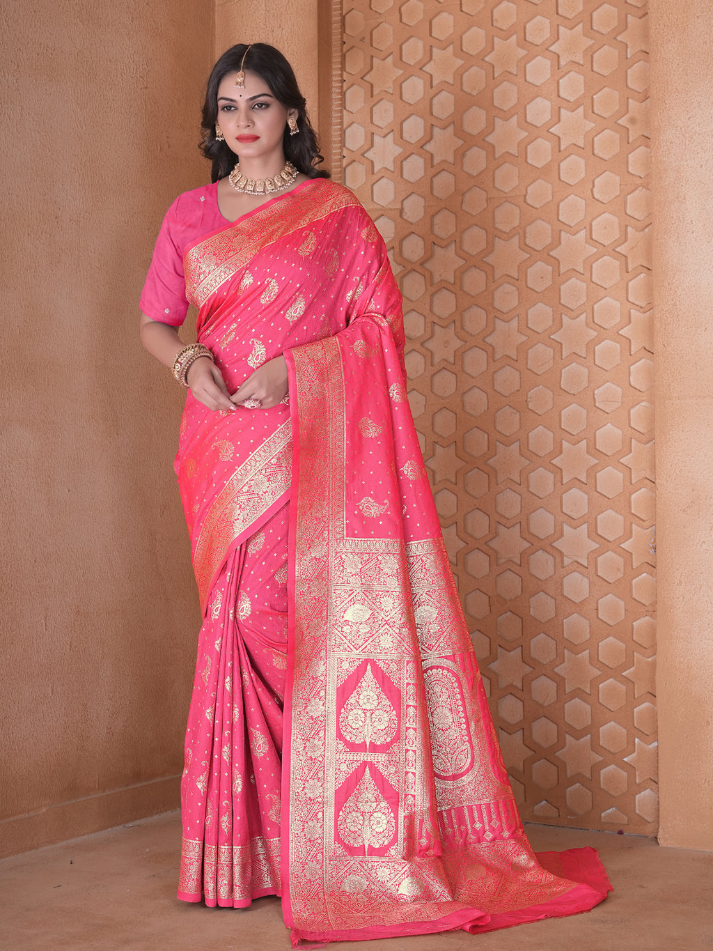 Gajri Silk Saree for Women – Elegant Traditional Ethnic Wear