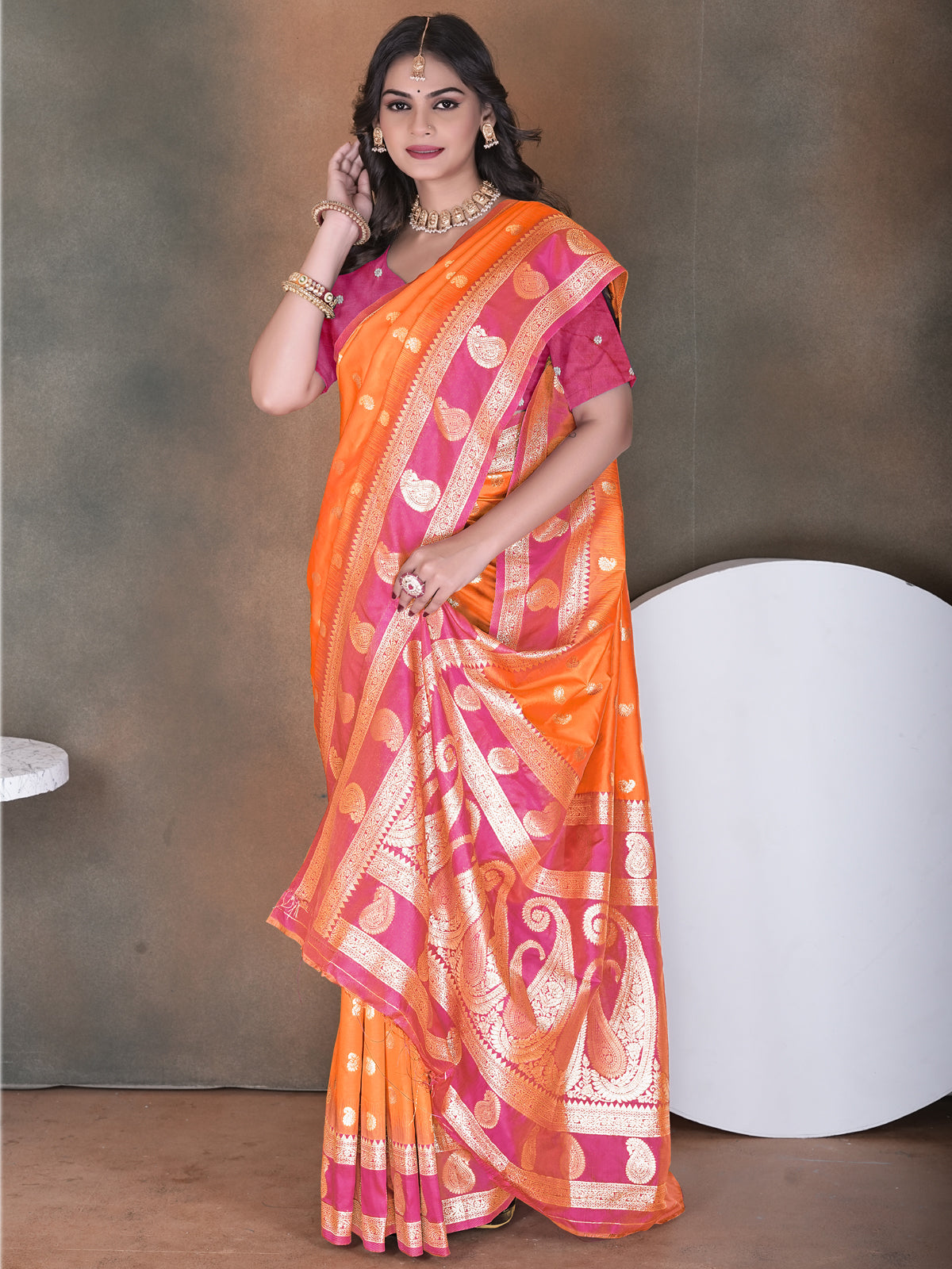 Mustard Silk Saree for Women – Traditional & Elegant Ethnic Wear