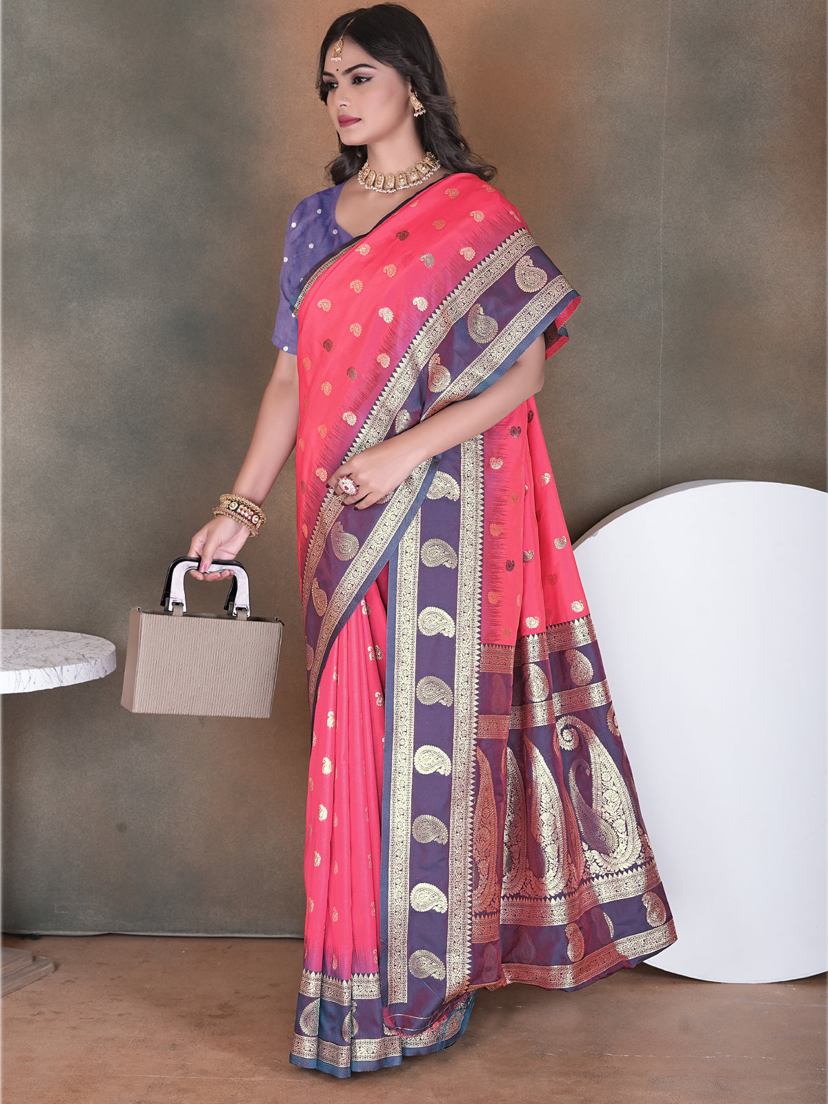 Gajri Silk Saree for Women – Traditional & Elegant Ethnic Wear