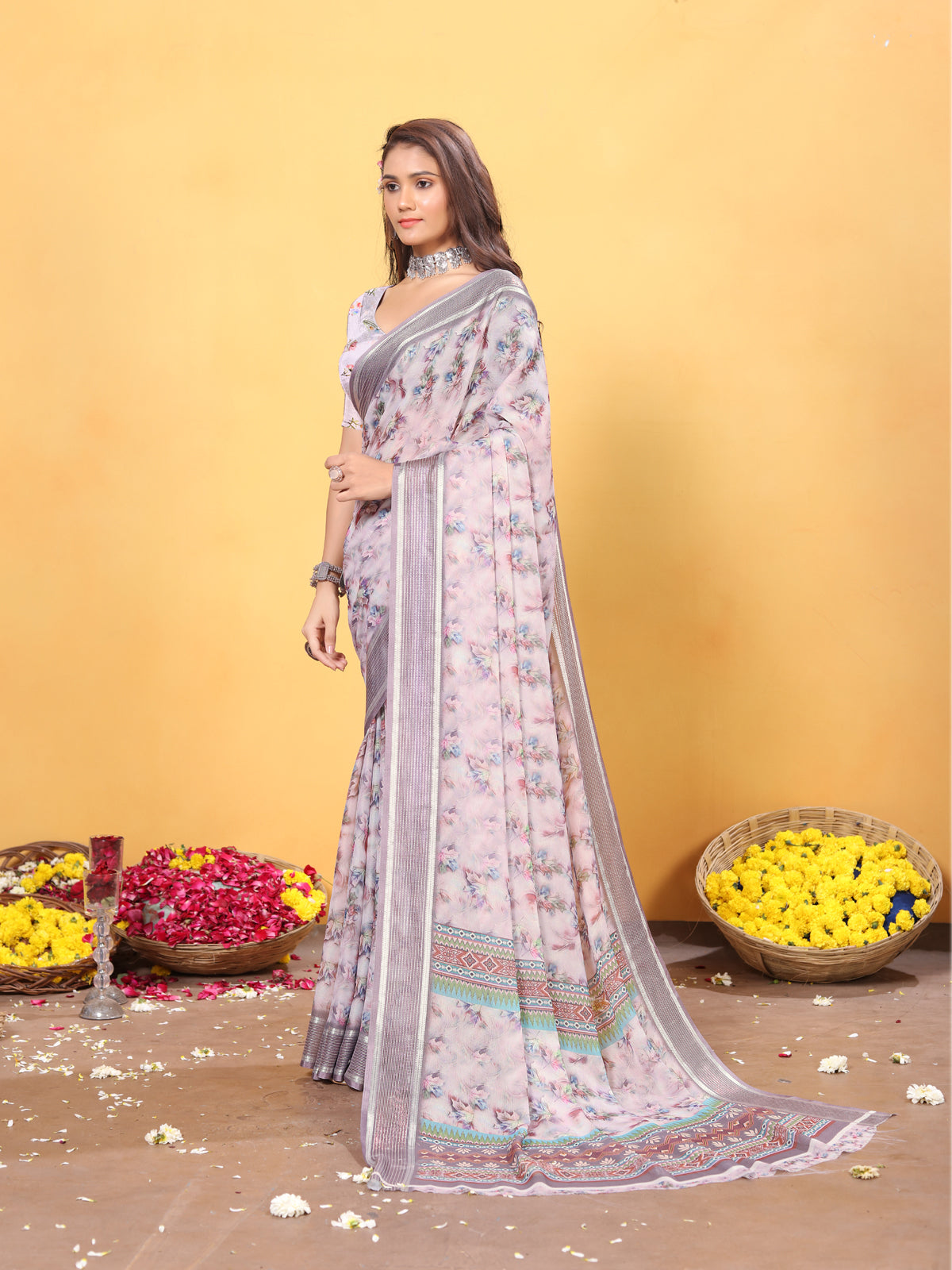Silk Saree for Women – Elegant Multi Traditional Ethnic Wear
