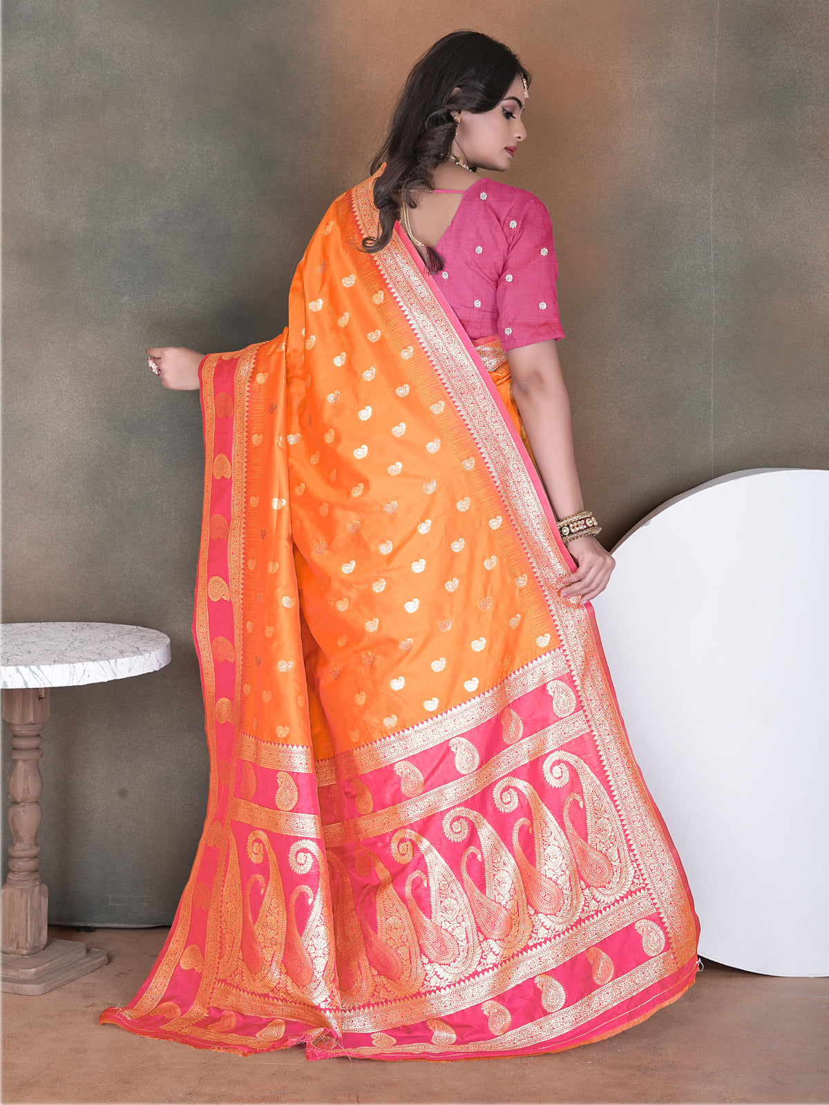 Mustard Silk Saree for Women – Traditional & Elegant Ethnic Wear