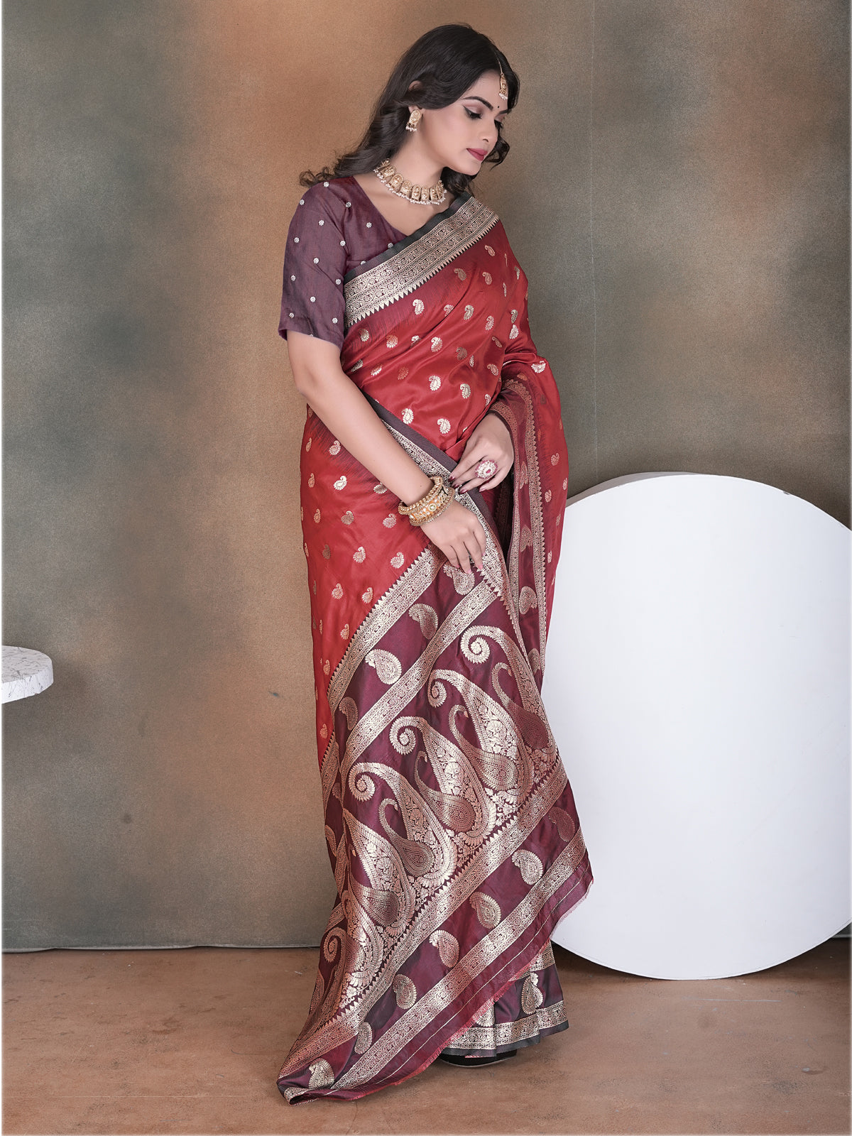 Red Silk Saree for Women – Traditional & Elegant Ethnic Wear