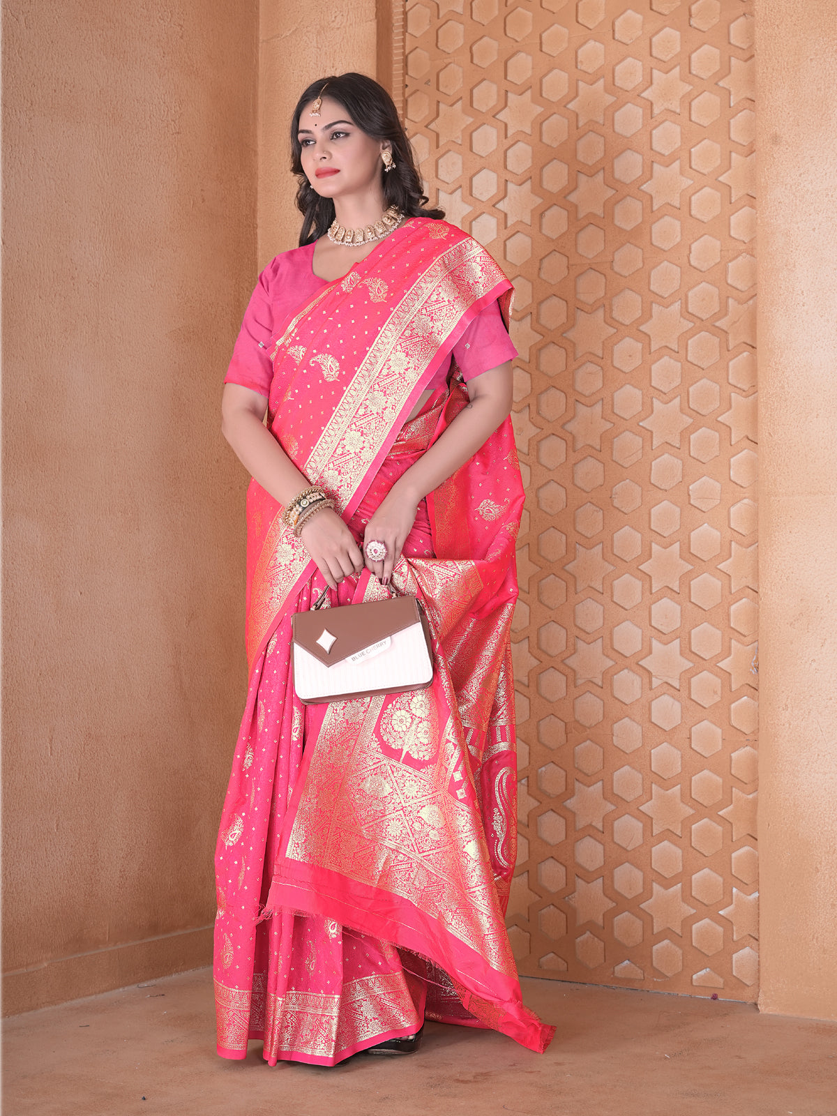 Gajri Silk Saree for Women – Elegant Traditional Ethnic Wear