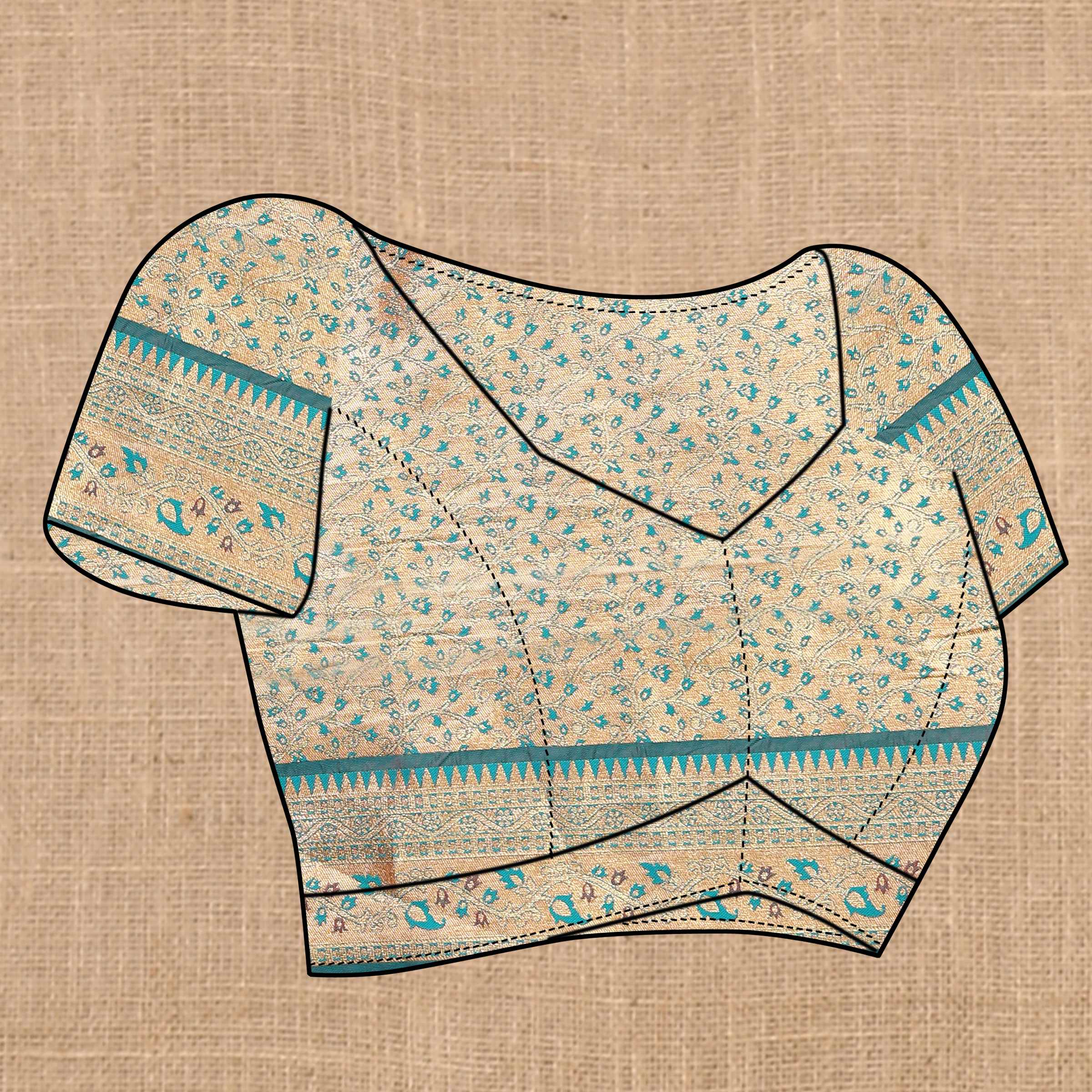 Rani Pink Soft Silk Saree with All-Over Zari Motifs, Contrast Rich Pallu & Brocade Blouse