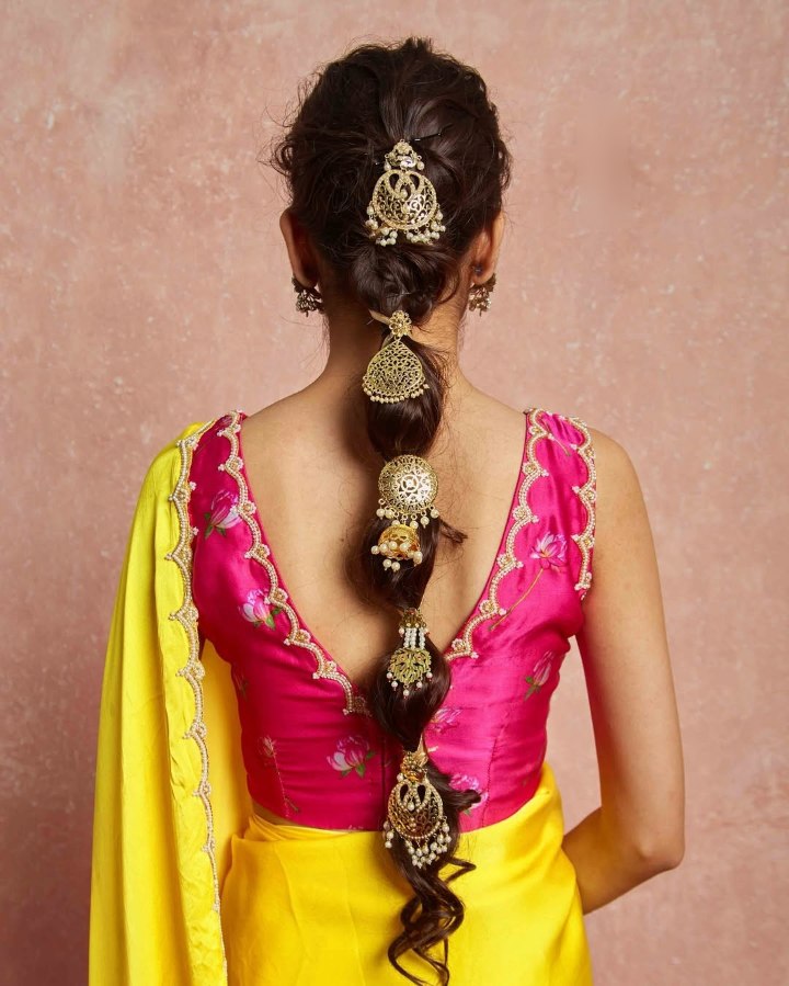 Yellow Ready-to-Wear Saree for Women – Elegant Pre-Stitched Ethnic Wear