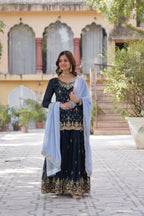 Women’s Blue Georgette Salwar Suit – Stylish & Comfortable Ethnic Wear
