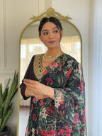 Elegant Women’s Black Kurta Set – Perfect for Festive & Party Wear