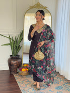 Elegant Women’s Black Kurta Set – Perfect for Festive & Party Wear