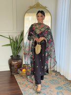 Elegant Women’s Black Kurta Set – Perfect for Festive & Party Wear