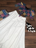 Elegant Frolic Cotton Lehenga Choli Set with Viscose Crochet Dupatta – Full-Stitched | Designer Back Blouse | Size 38-44