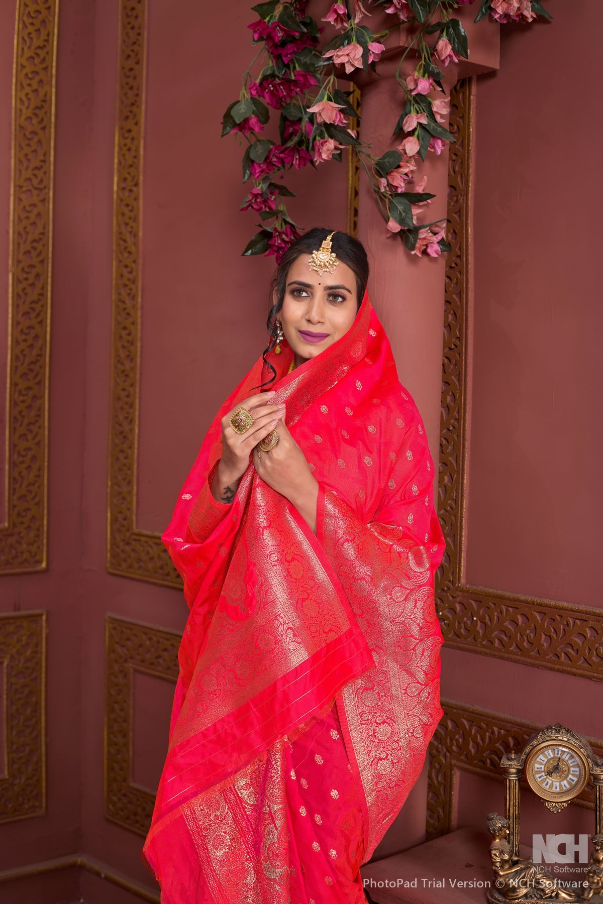 Rani Art Silk Saree for Women – Elegant Traditional Ethnic Wear