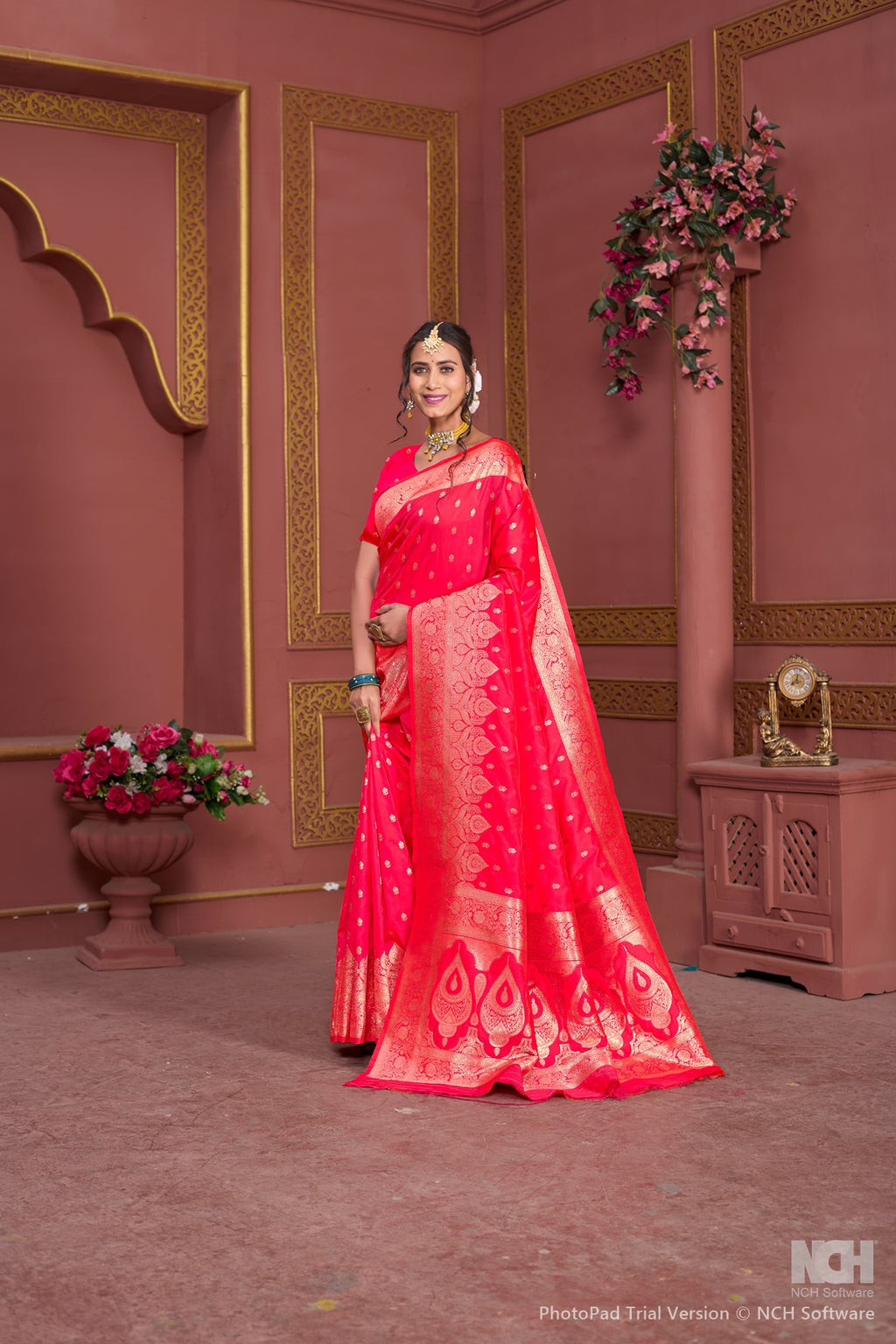 Rani Art Silk Saree for Women – Elegant Traditional Ethnic Wear