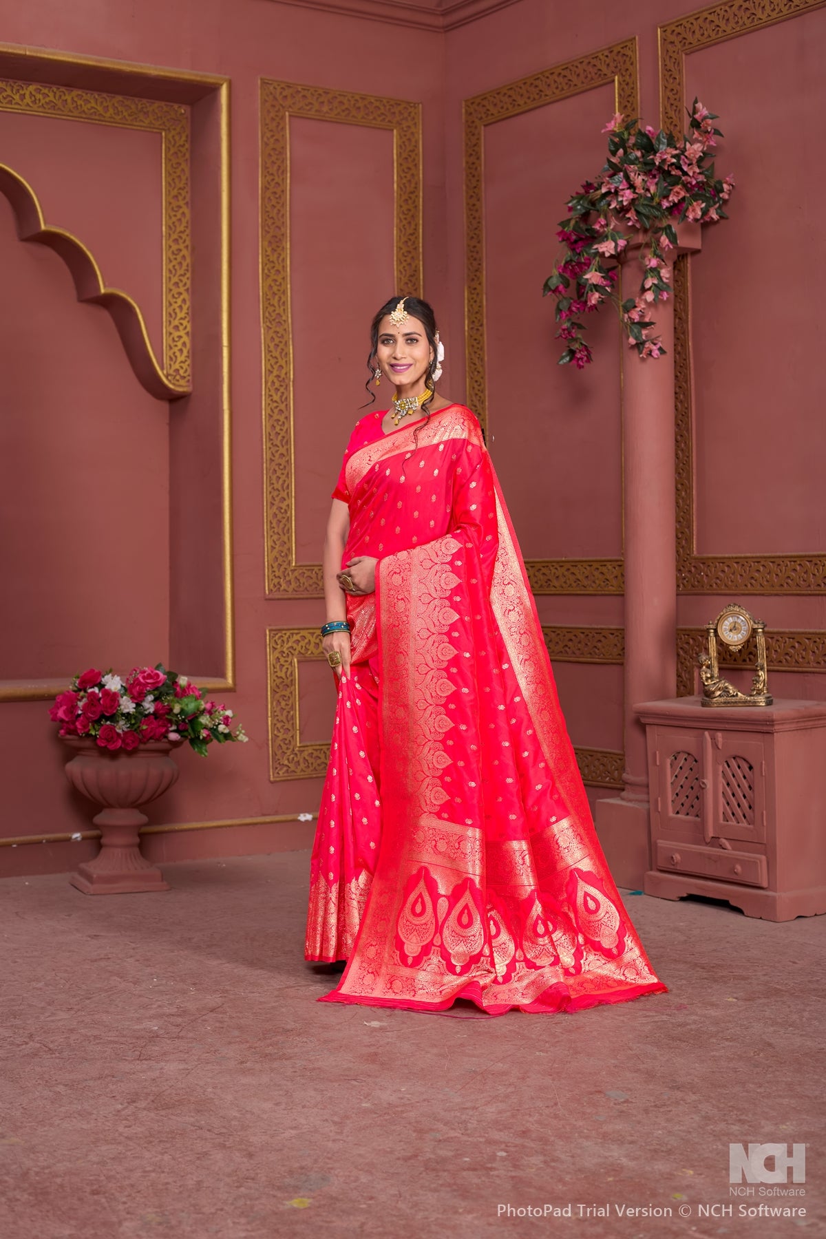 Rani Art Silk Saree for Women – Elegant Traditional Ethnic Wear