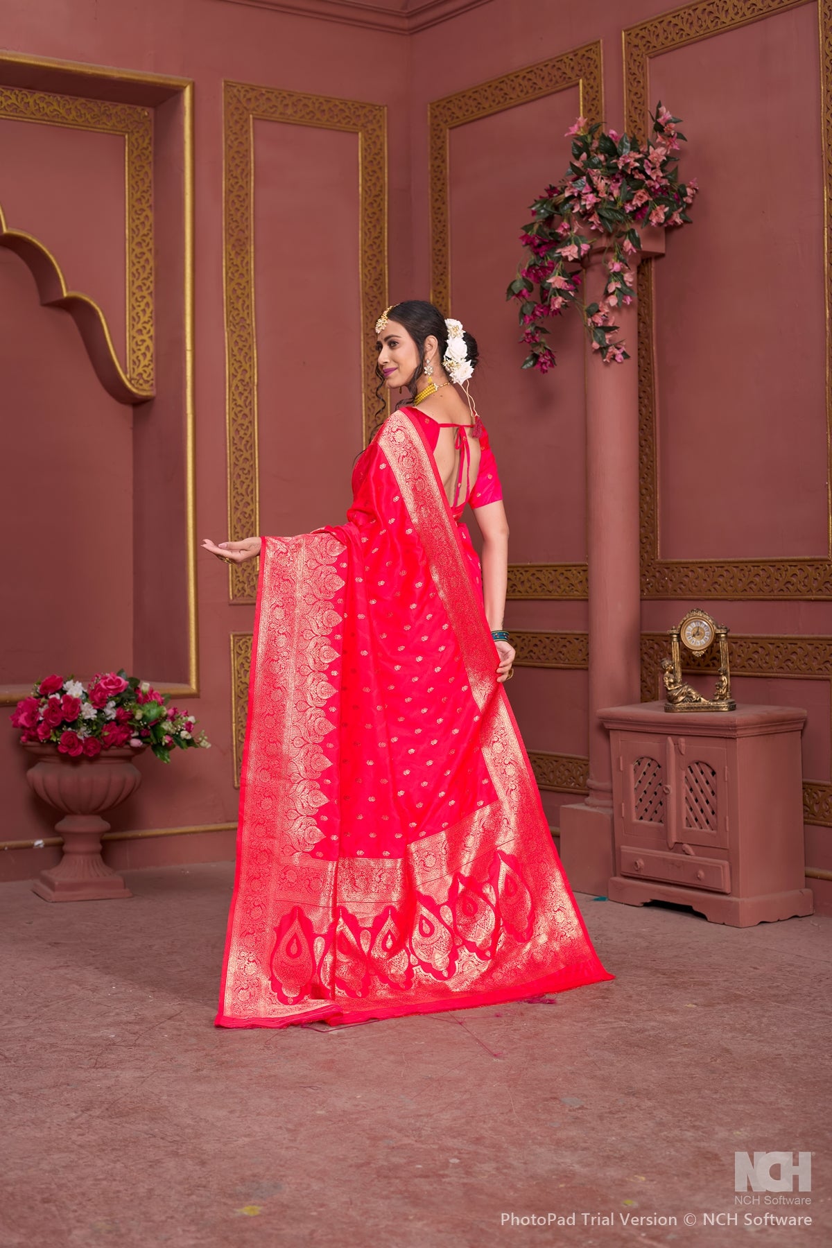 Rani Art Silk Saree for Women – Elegant Traditional Ethnic Wear
