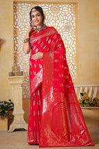 Rani Banarasi Silk Saree for Women – Elegant Ethnic Wear