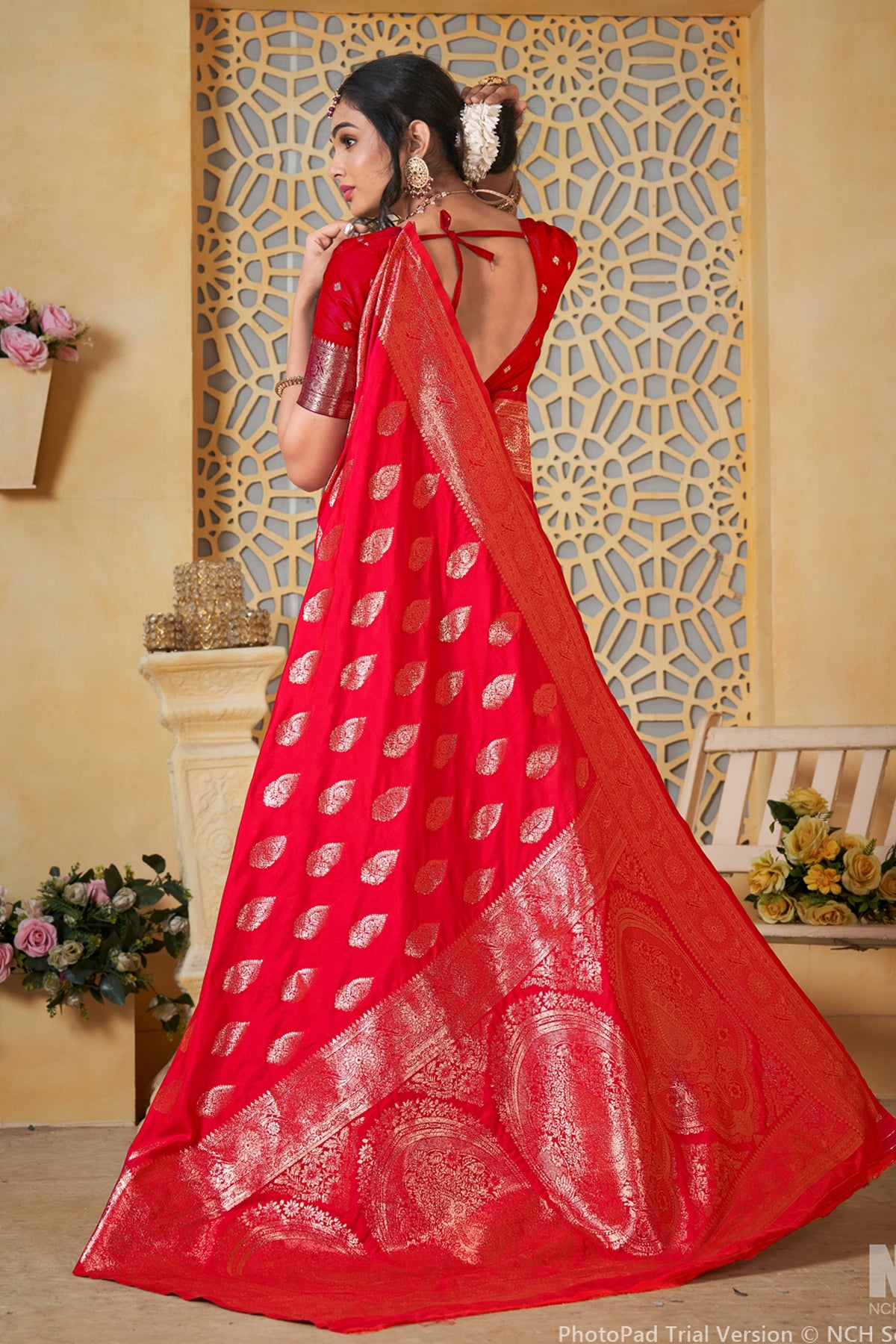 Rani Banarasi Silk Saree for Women – Elegant Ethnic Wear
