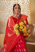 Rani Banarasi Silk Saree for Women – Elegant Ethnic Wear