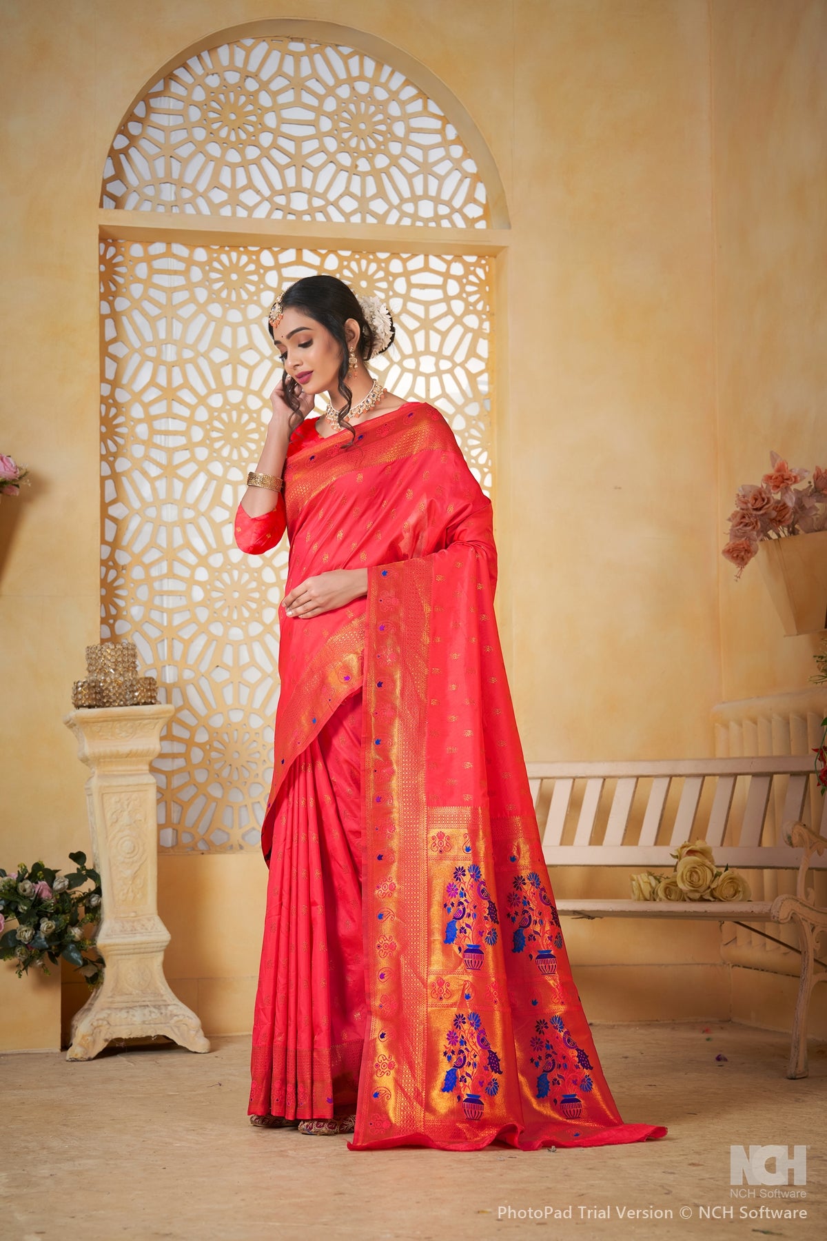 Rani Art Silk Banarasi Saree for Women – Traditional Ethnic Wear