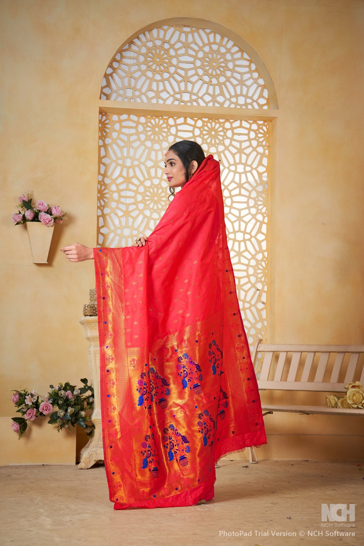 Rani Art Silk Banarasi Saree for Women – Traditional Ethnic Wear