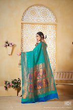 Rama Art Silk Saree for Women – Elegant Ethnic Wear with Rich Weaving