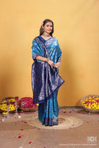 Blue Silk Saree for Women – Traditional & Elegant Ethnic Wear
