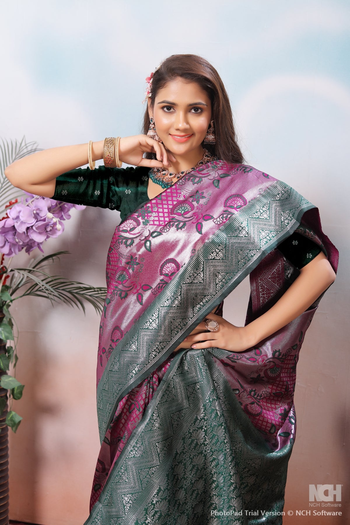 Mauve Silk Saree for Women – Traditional & Elegant Ethnic Wear