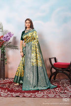 Mustard Silk Saree for Women – Traditional & Elegant Ethnic Wear