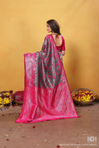 Pink Silk Saree for Women – Traditional & Elegant Ethnic Wear