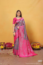 Pink Silk Saree for Women – Traditional & Elegant Ethnic Wear