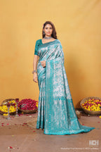Rama Silk Saree for Women – Traditional & Elegant Ethnic Wear
