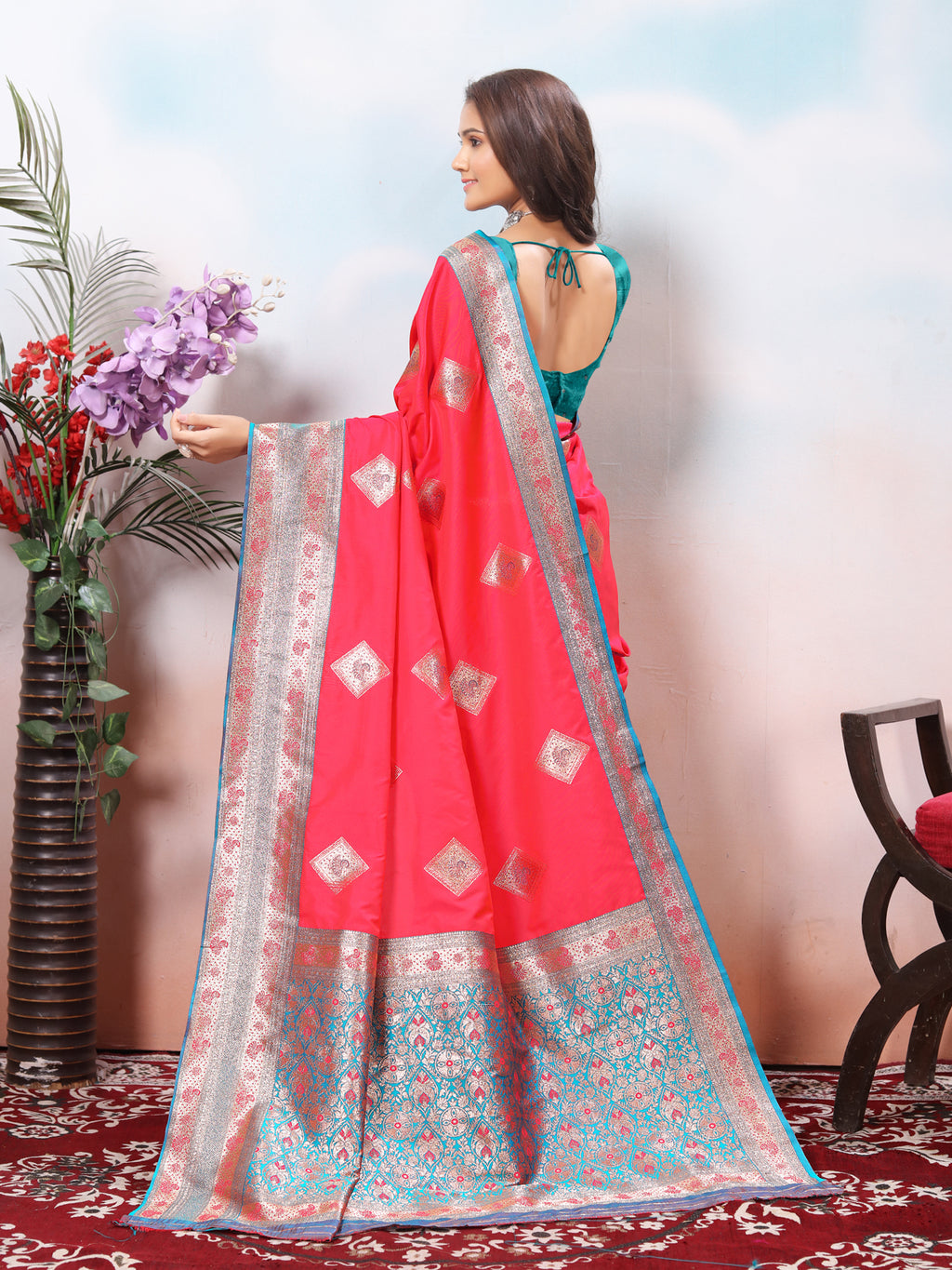 Rani Silk Saree for Women – Elegant Traditional Ethnic Wear