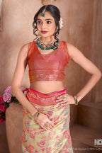Pink Art Silk Saree for Women – Elegant Traditional Ethnic Wear