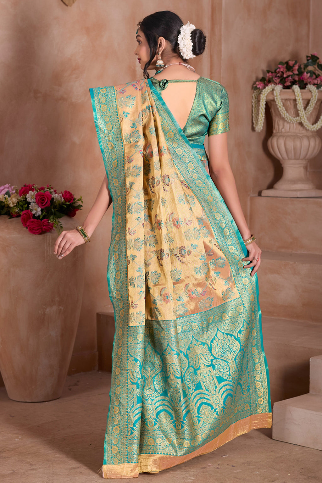 Rama Art Silk Saree for Women – Elegant Traditional Ethnic Wear
