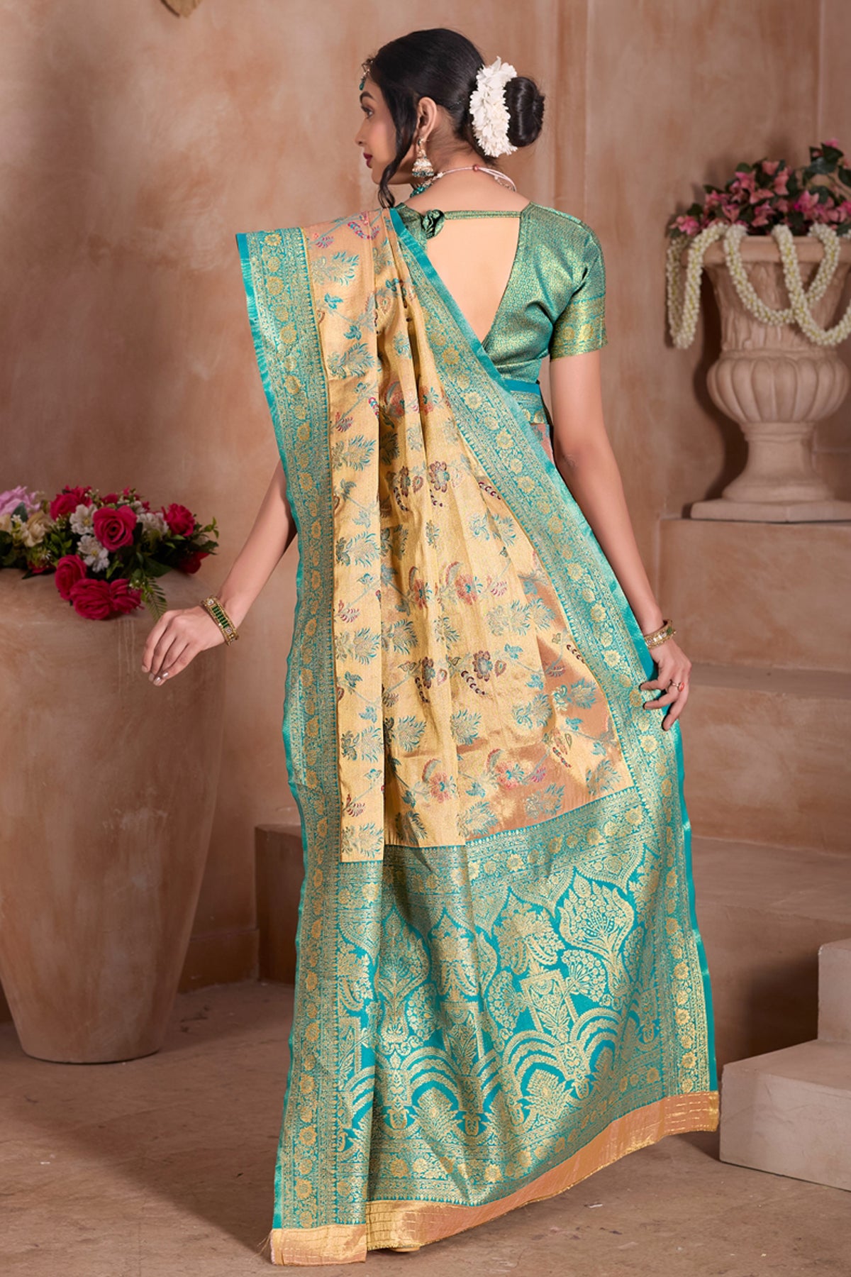 Rama Art Silk Saree for Women – Elegant Traditional Ethnic Wear