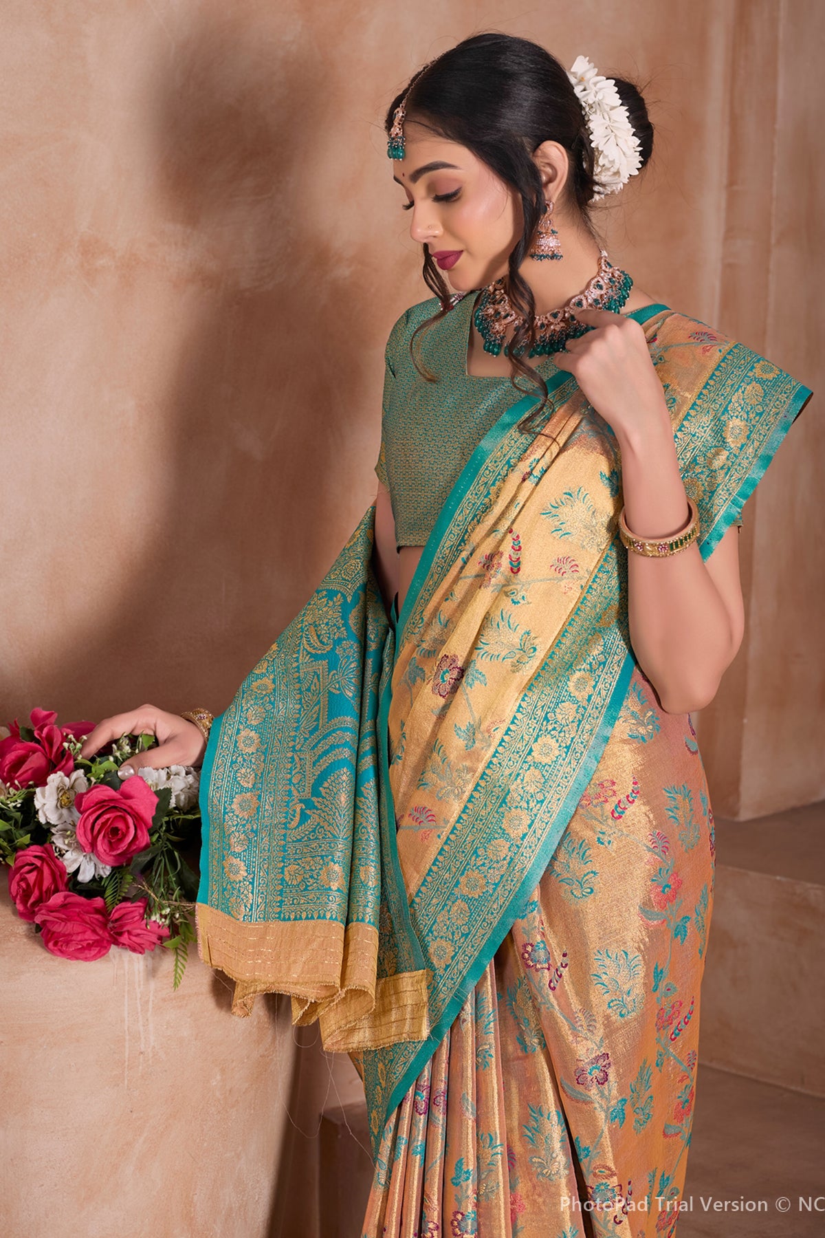 Rama Art Silk Saree for Women – Elegant Traditional Ethnic Wear