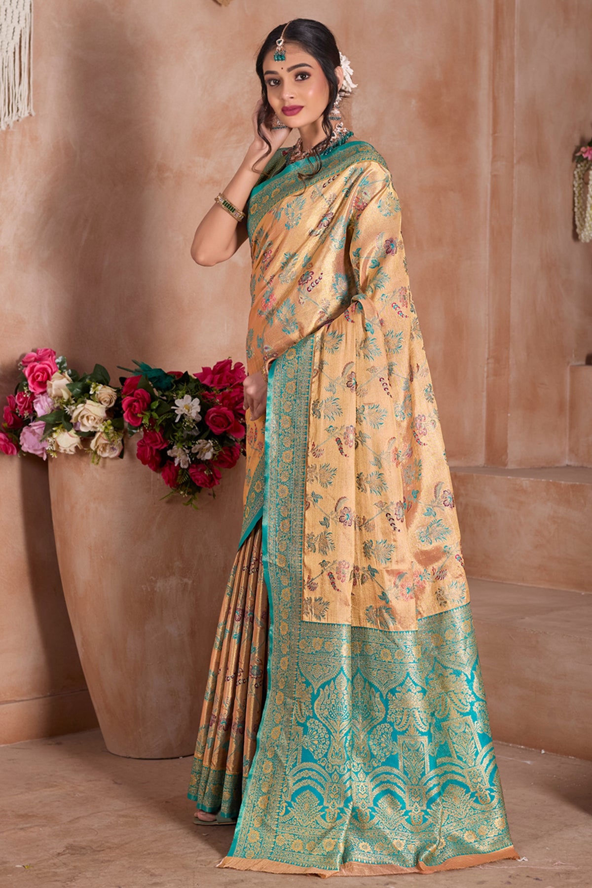 Rama Art Silk Saree for Women – Elegant Traditional Ethnic Wear