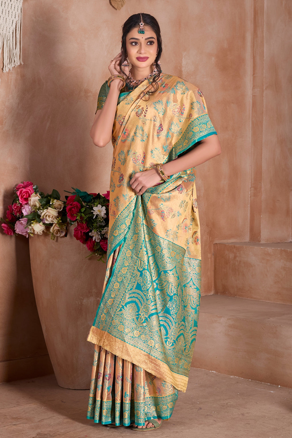 Rama Art Silk Saree for Women – Elegant Traditional Ethnic Wear