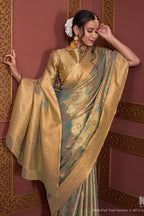 Teal Art Silk Saree for Women – Elegant Ethnic Wear