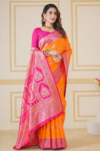 Mustard Banarasi Saree for Women – Traditional & Elegant Ethnic Wear