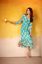 Soft, flowy & fabulously floral – this Blue frock is all you need to brighten your wardrobe!