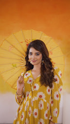 Soft, flowy & fabulously floral – this Yellow frock is all you need to brighten your wardrobe!